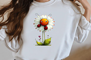 Whimsical white daisy Clipart, an Illustration by Designworld (Thumbnail 6 of 8)