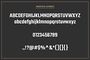 Industrial Font Collection, a Sans Serif Font by Grid Based Design (Thumbnail 7 of 8)