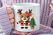 Crochet Santa Tree PNG, an Illustration by CraftArtStudio (Thumbnail 3 of 4)