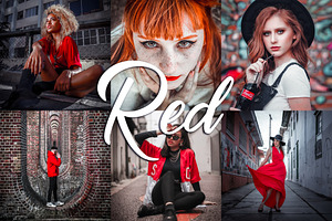 10 Lightroom Presets - Red
