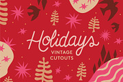 Christmas Vintage Cutouts, an Illustration by Annie Sauvage (Thumbnail 1 of 6)