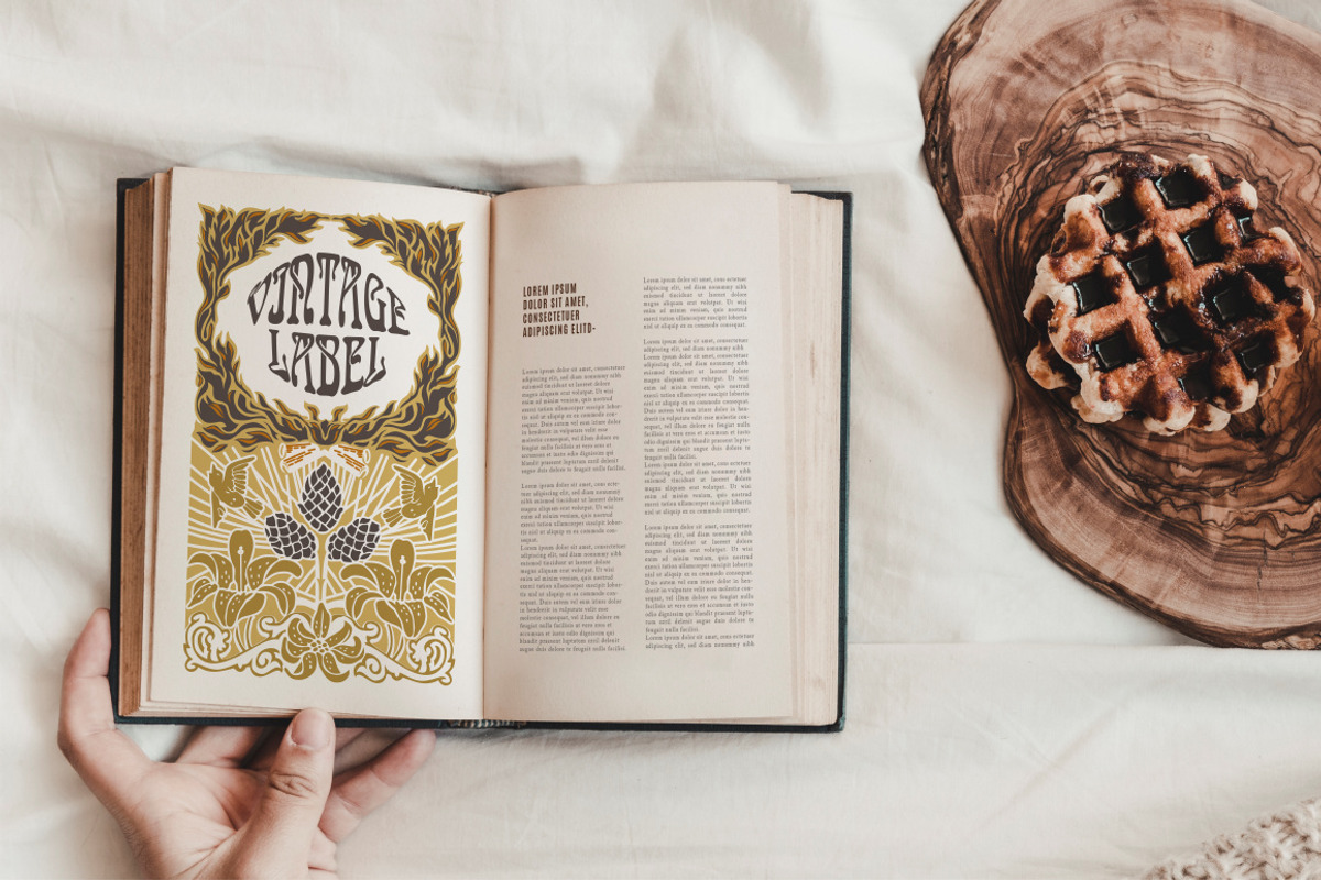 Label Art Nouveau - sets, a Decorative Illustration by Stanislav Kharchevskyi (Photo 2 of 3)