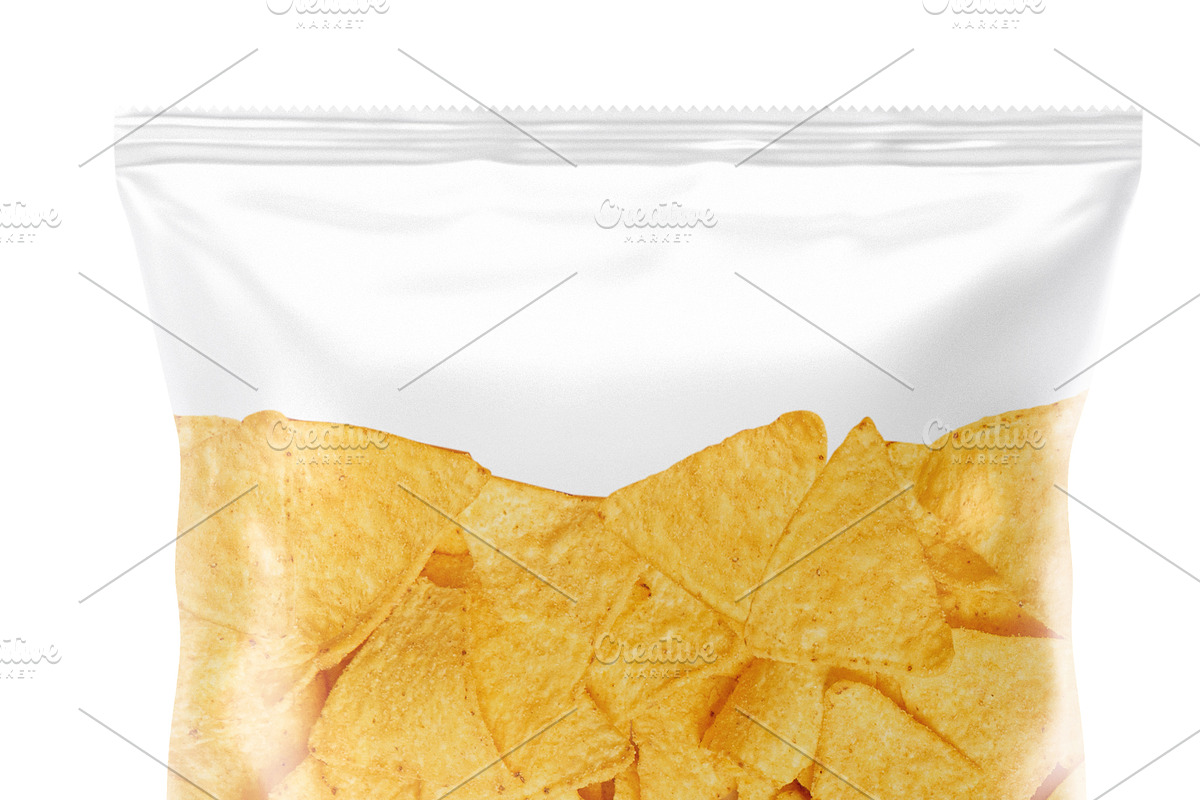 Clear Plastic Bag With Nachos Mockup, a Product Mockup by Moonlight Creative (Photo 4 of 7)