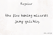 As You Were Casual Handwriting Font, a Handwritten Font by Flm__design (Thumbnail 2 of 9)