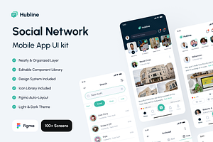 Hubline - Social Network Mobile App