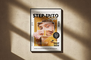 Maximalist Fashion Sale Flyer, a Flyer Template by kylyman