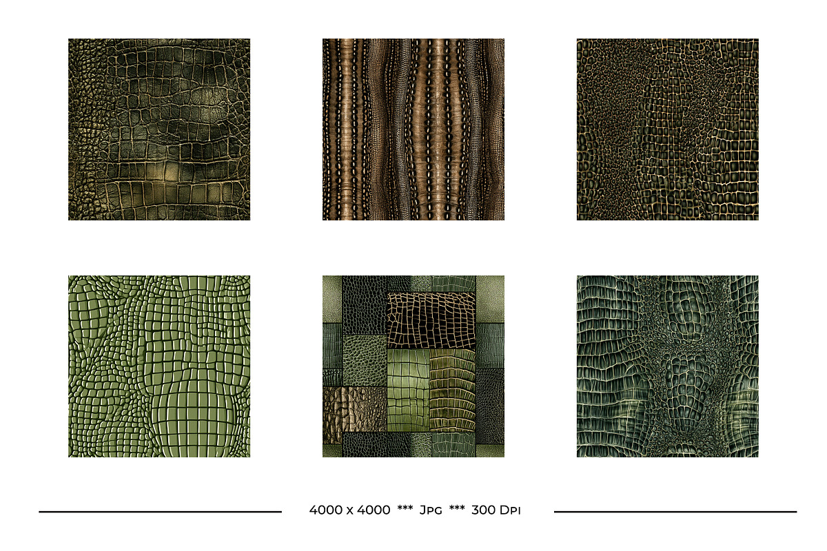 Crocodile or Alligator Skin Patterns, a Pattern Graphic by karenfoleyphoto (Photo 6 of 9)