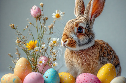 Pastel Eggs Easter Bunny image, a Holiday Photo by ComfortQ