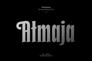 Atmaja - Display Serif Font