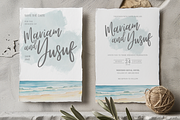 Seascape Wedding Invitation Card, an Invitation Template by kin9candra (Thumbnail 4 of 8)