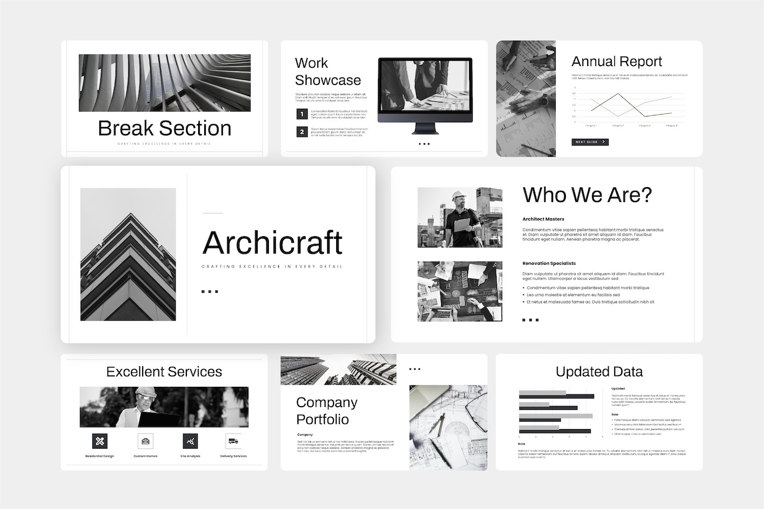 Architecture PPTX Presentation, a Presentation Template by Kren Studio