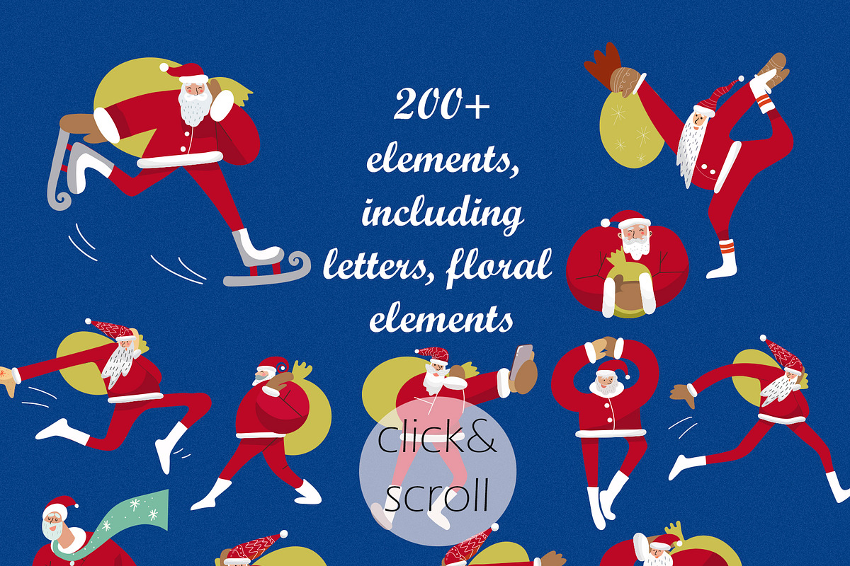 Christmas hand drawn clipart, an Animal Illustration by NataLyaroArt (Photo 2 of 13)