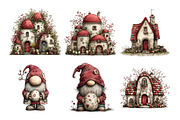 Easter gnome gingerbread house Png, an Illustration by SinaCreation (Thumbnail 4 of 11)