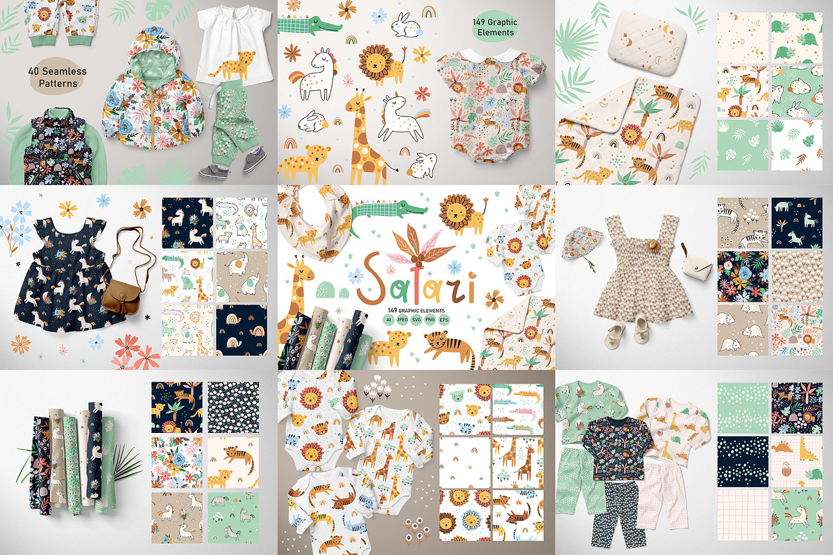 Whale shop bundle Baby animals, an Animal Illustration by OxanaTally (Photo 6 of 24)