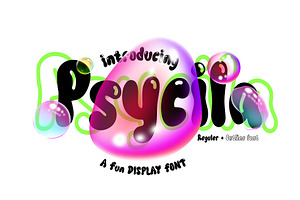 Psycila A Fun Display Font