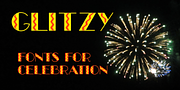 Glitzy, a Font by Ingrimayne Type (Thumbnail 1 of 6)