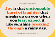 CS Calika – Bold Font, a Serif Font by Craft Supply Co. (Thumbnail 5 of 8)
