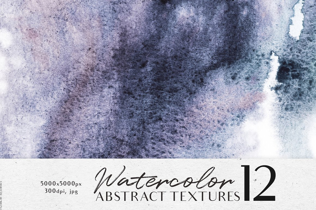 Mystical watercolor textures, a Texture Graphic by AyaLormus (Photo 12 of 15)