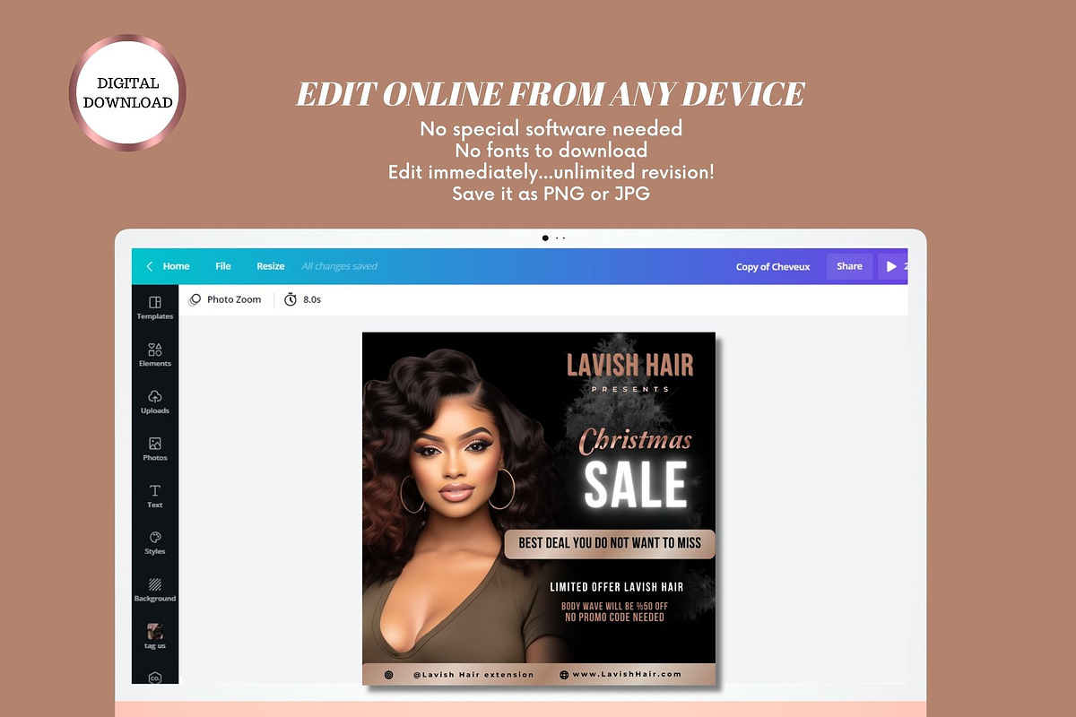 Instagram Post Canva Templates, a Design Template by Foedesigner (Photo 3 of 5)