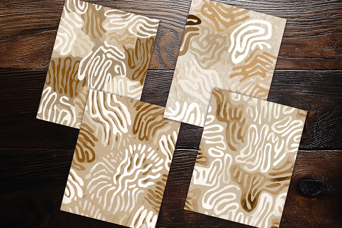 Desert Whisper Pattern Digital Paper, a Background Graphic by V Design Creator (Photo 9 of 12)