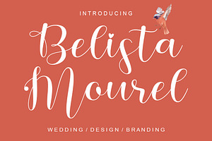 Belista Mourel, a Script Font by TM Type