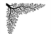 50 Tree Branch Corner Silhouette, a Decorative Illustration by Amazin_art (Thumbnail 40 of 46)
