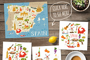 Map of Spain, a Food Illustration by Giraffarte (Thumbnail 4 of 5)