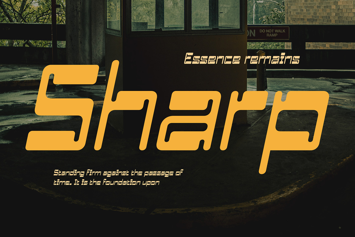 CS Bunker – Reverse Contrast Font, a Sans Serif Font by Craft Supply Co. (Photo 6 of 8)