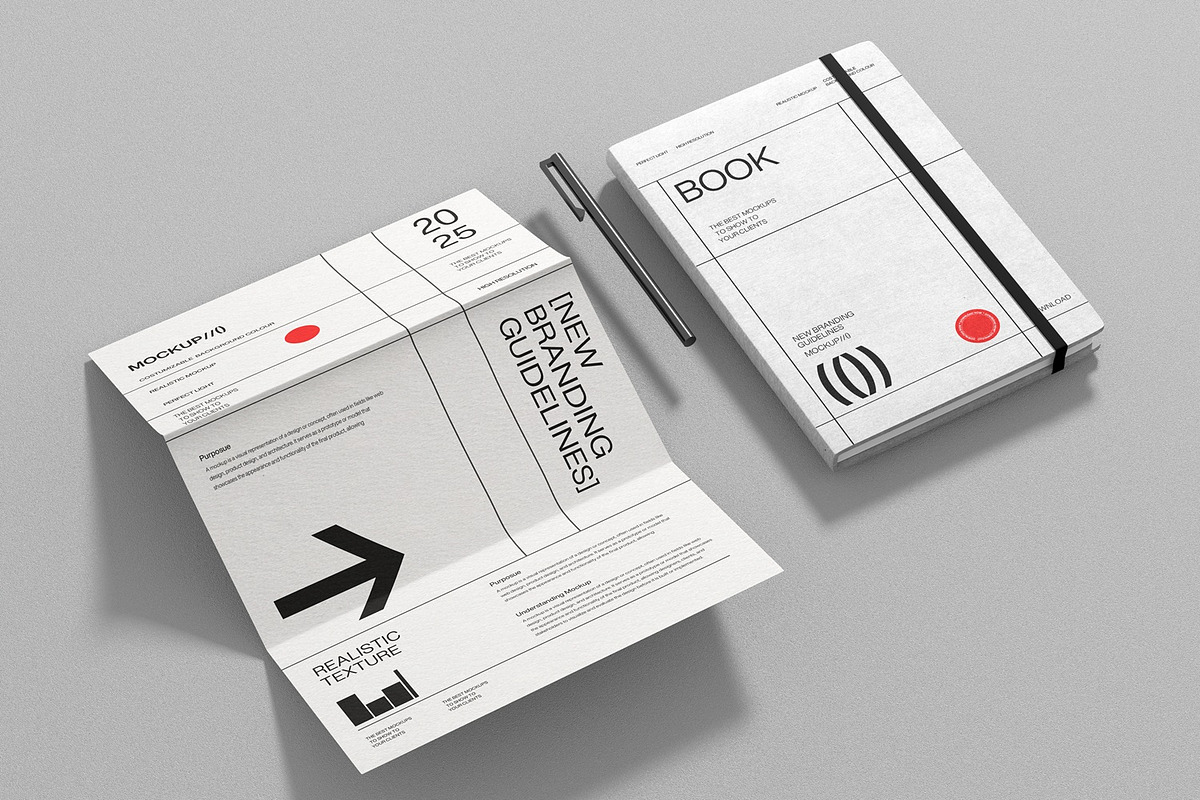 Modern Stationery Branding Mockup, an Advertising Mockup by East Gallery (Photo 12 of 15)