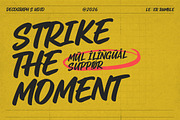 Letter Rumble – Marker Brush, a Handwritten Font by decographstud (Thumbnail 4 of 7)