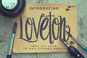 Loveton Typeface, a Script Font by Ian Irwanwismoyo (Thumbnail 1 of 5)