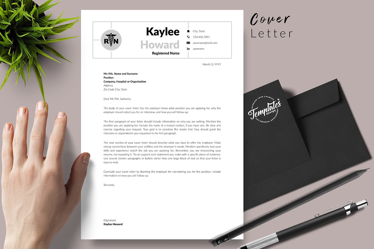Nurse Resume Design / CV - Kaylee, a Resume Template by Templates Design Co. (Photo 5 of 17)