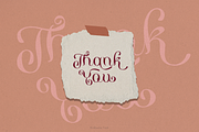 Kinksane Classic Script, a Script Font by madeDeduk (Thumbnail 10 of 10)