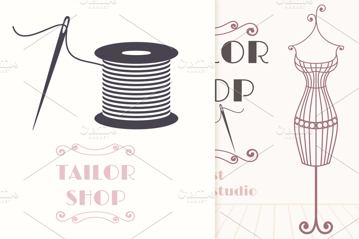 Clothing/tailor shop illustrations, an Illustration by Zhemchuzhina (Photo 6 of 6)