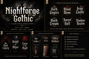 Nightforge Gothic, a Blackletter Font by Wow Magic (Thumbnail 3 of 6)