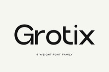 Grotix | A Modern Font Family