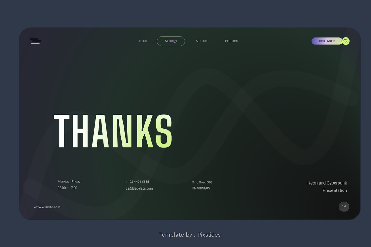 Neon Green PowerPoint, a Presentation Template by Pixslides (Photo 7 of 7)
