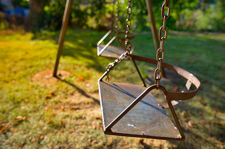 Old swing stock photo containing swing and empty