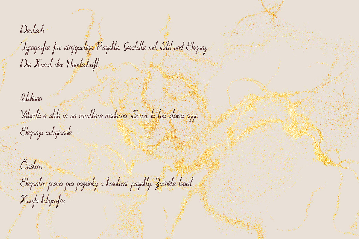 Moderna Script, a Script Font by Digital illustration shop (Photo 5 of 8)
