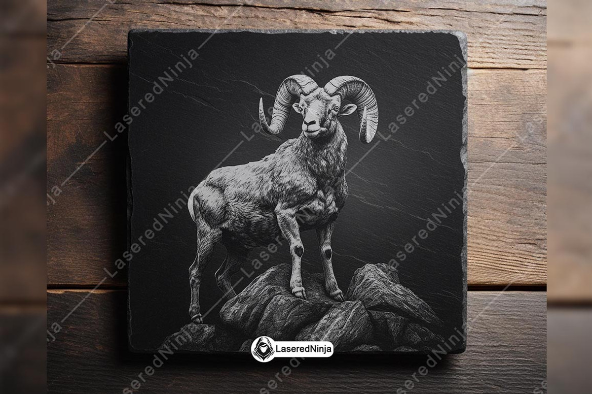 Ram Sheep Bighorn Male Goat Breed, a Background Graphic by LaseredNinja (Photo 2 of 7)