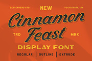 Cinnamon Feast - Display font, a Serif Font by Letterhend Studio (Thumbnail 1 of 9)