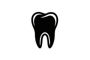 Human tooth dental silhouette, a Graphic by hafijul (Thumbnail 5 of 10)