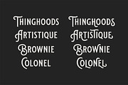 AIRFIELD - Vintage Typeface, a Serif Font by Havinkpen (Thumbnail 8 of 8)