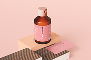 250+ Cosmetic Branding Mockup Bundle, a Cups & Container Mockup by pmvch (Thumbnail 69 of 273)