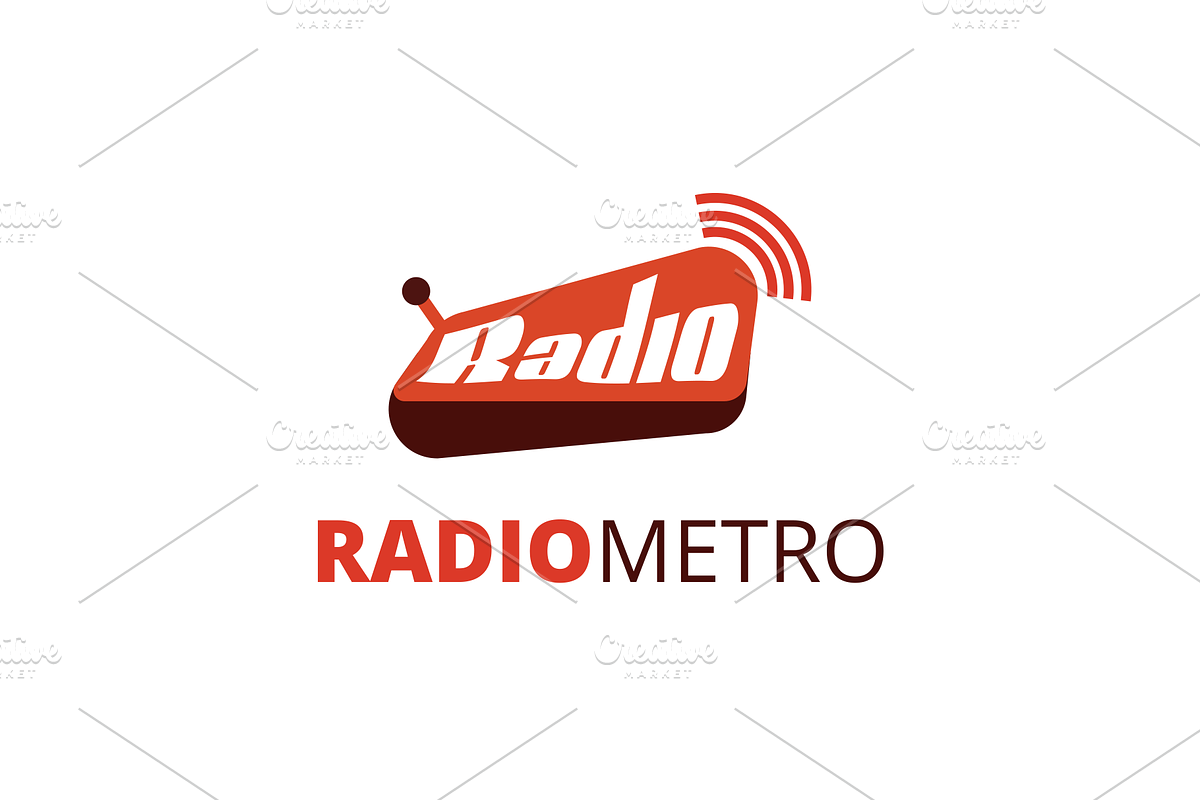 Radio Metro Logo, a Branding & Logo Template by Maraz Logo (Photo 1 of 2)
