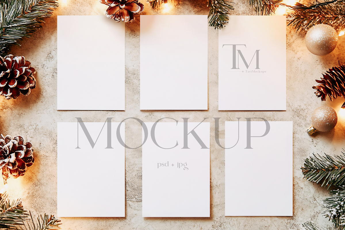 Set of Card Mockup, Shower Games, a Product Mockup by TatiMockup (Photo 1 of 4)