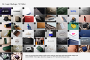 50 Logo Mockup Branding Bundle - V4, an Advertising Mockup by Asylab (Thumbnail 2 of 56)