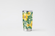 12 Joyful Sunflower Seamless Pattern, a Pattern Graphic by Inknfolly (Thumbnail 5 of 7)