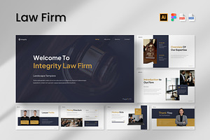 Law Firm Landscape Template, a Brochure Template by Antstheme