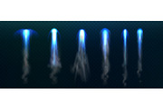 Realistic blue rocket fire light, an Object Illustration by art PVP - market (Thumbnail 1 of 3)